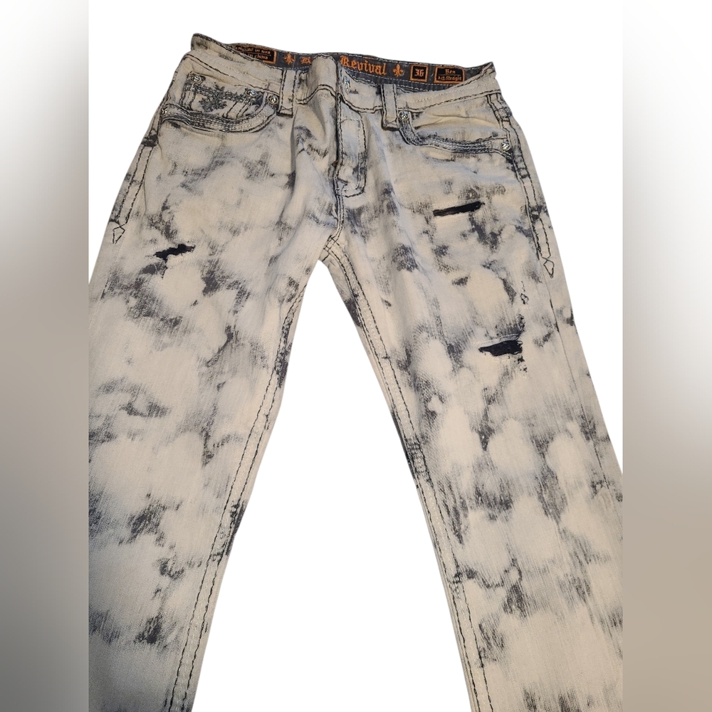 NWOT ROCK REVIVAL MENS JEANS SIZE 36×33 - Picture 3 of 11